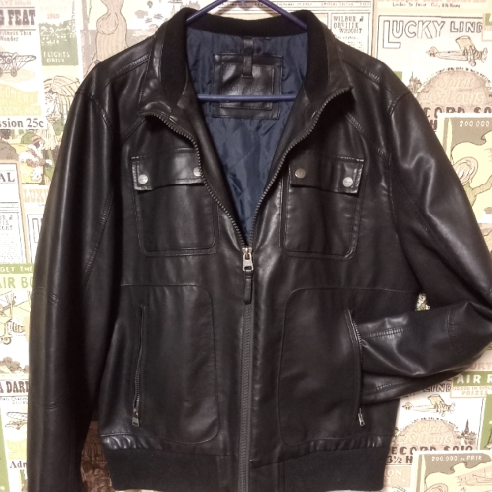 Calvin Klein Faux leather jacket